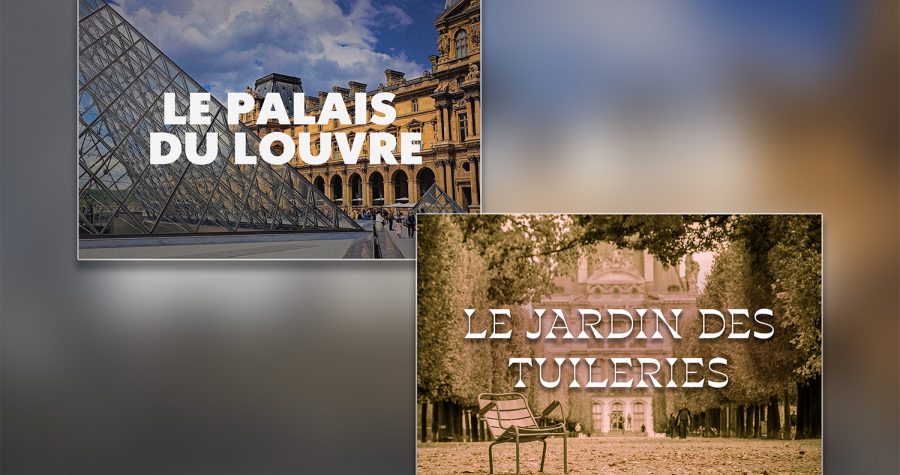 Le duo Louvre/Tuileries